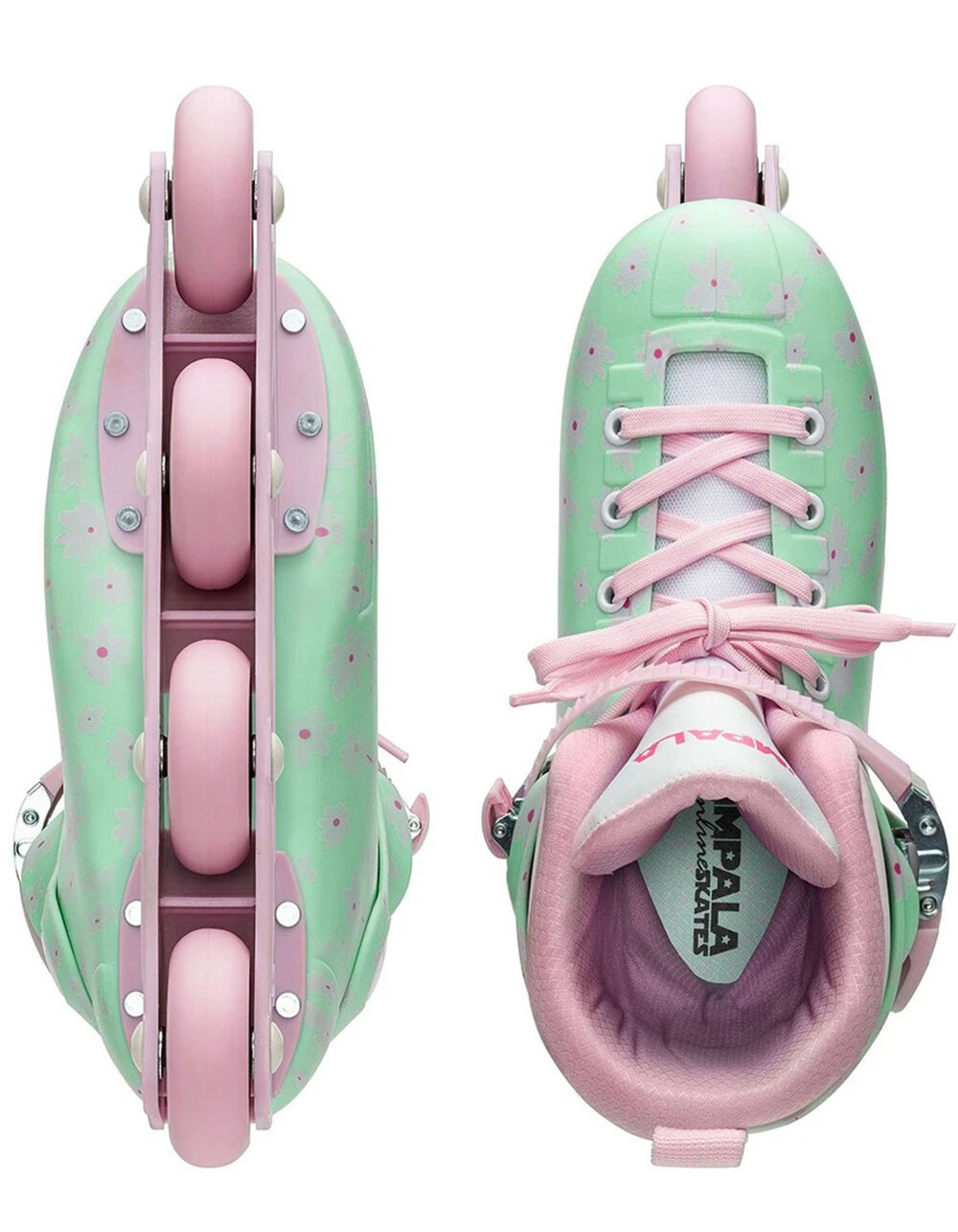 IMPALA ROLLERSKATES Lightspeed Mint Flower Power Inline Skates MINT