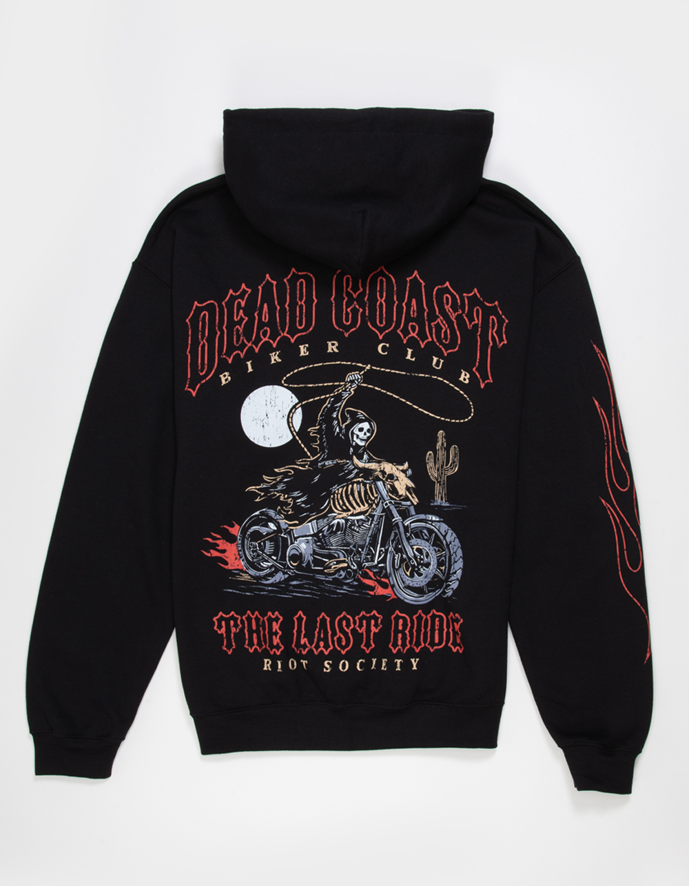 RIOT SOCIETY Dead Coast Mens Hoodie - BLACK