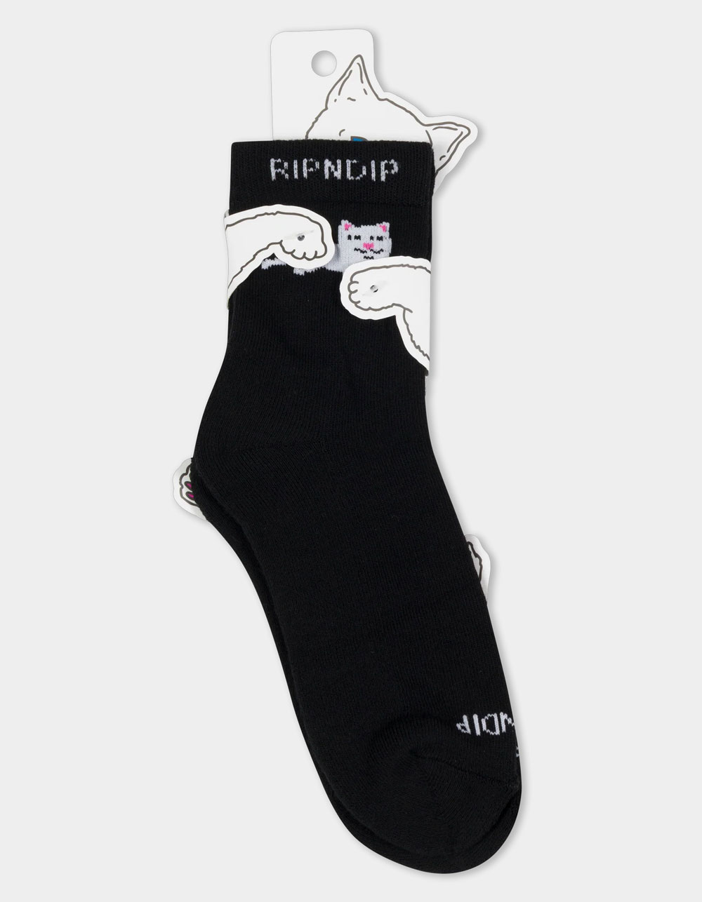 RIP N DIP Out Of This World Mid Mens Socks - BLACK