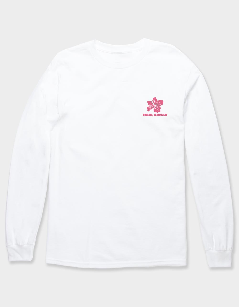 HAWAII Maui Tropical Paradise Unisex Long Sleeve Tee - WHITE