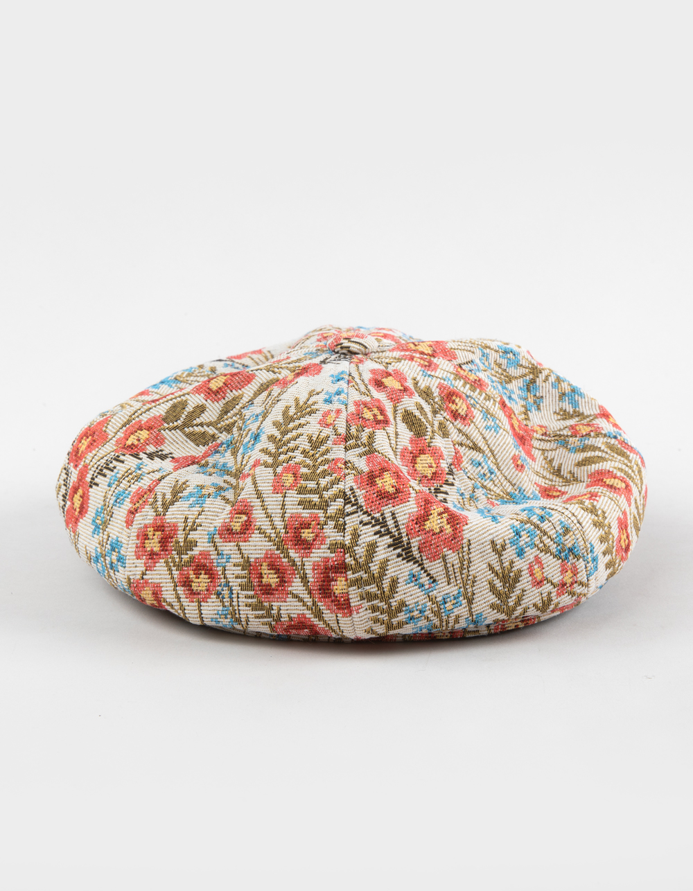 Floral Tapestry Womens Baker Boy Hat - MULTI
