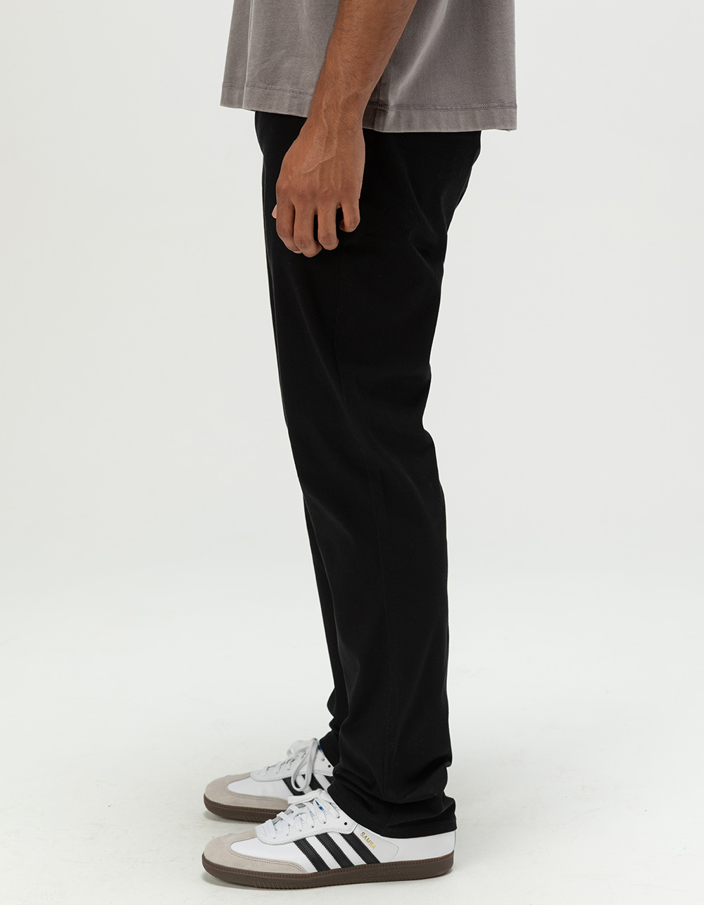 RSQ Mens Slim Straight Chino Pants - BLACK