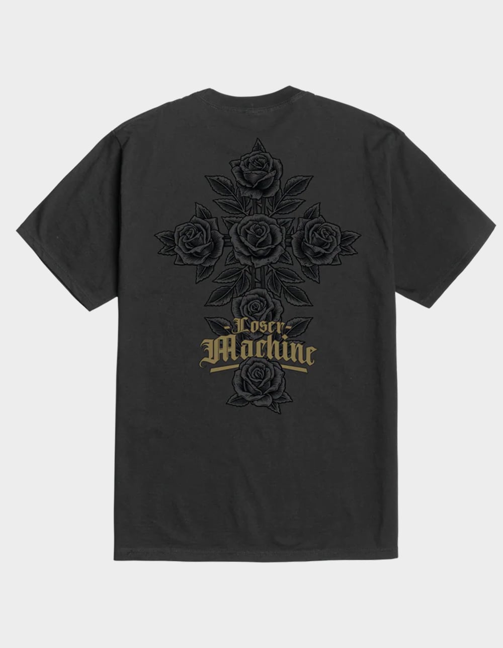 LOSER MACHINE Rose Bush Mens Tee - BLACK