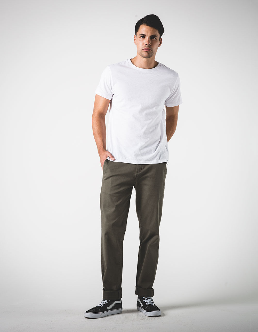 RSQ New York Mens Slim Straight Stretch Chino Pants image number 0