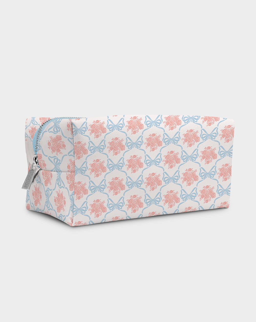 STUDIO OH! Romantic Rococo Cosmetic Loaf Pouch - WHITE