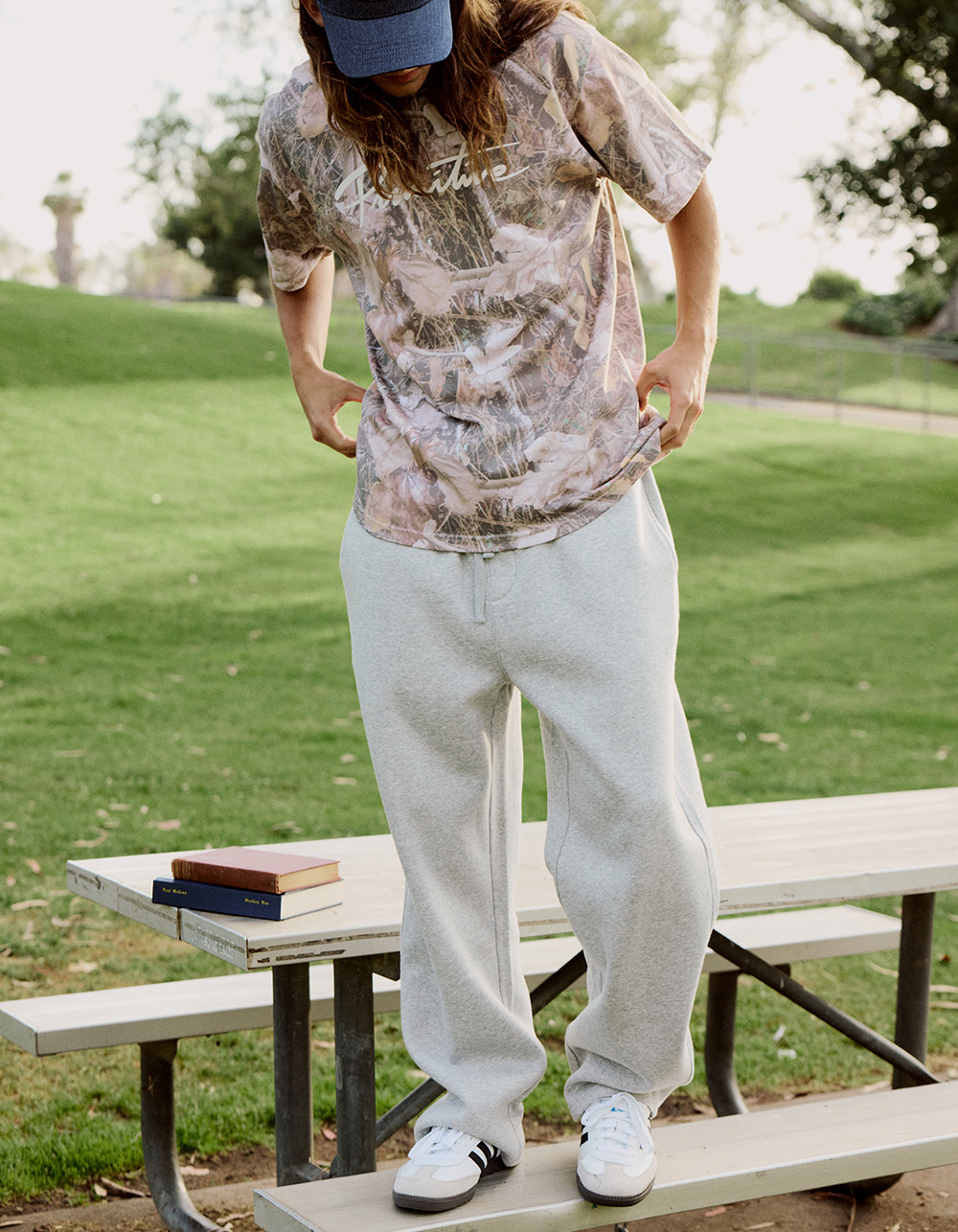 RSQ Mens Loose Sweatpants - LIGHT GRAY