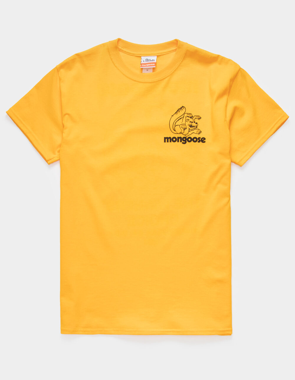 OUR LEGENDS Mongoose Motto Mens T-Shirt - GOLD | Tillys