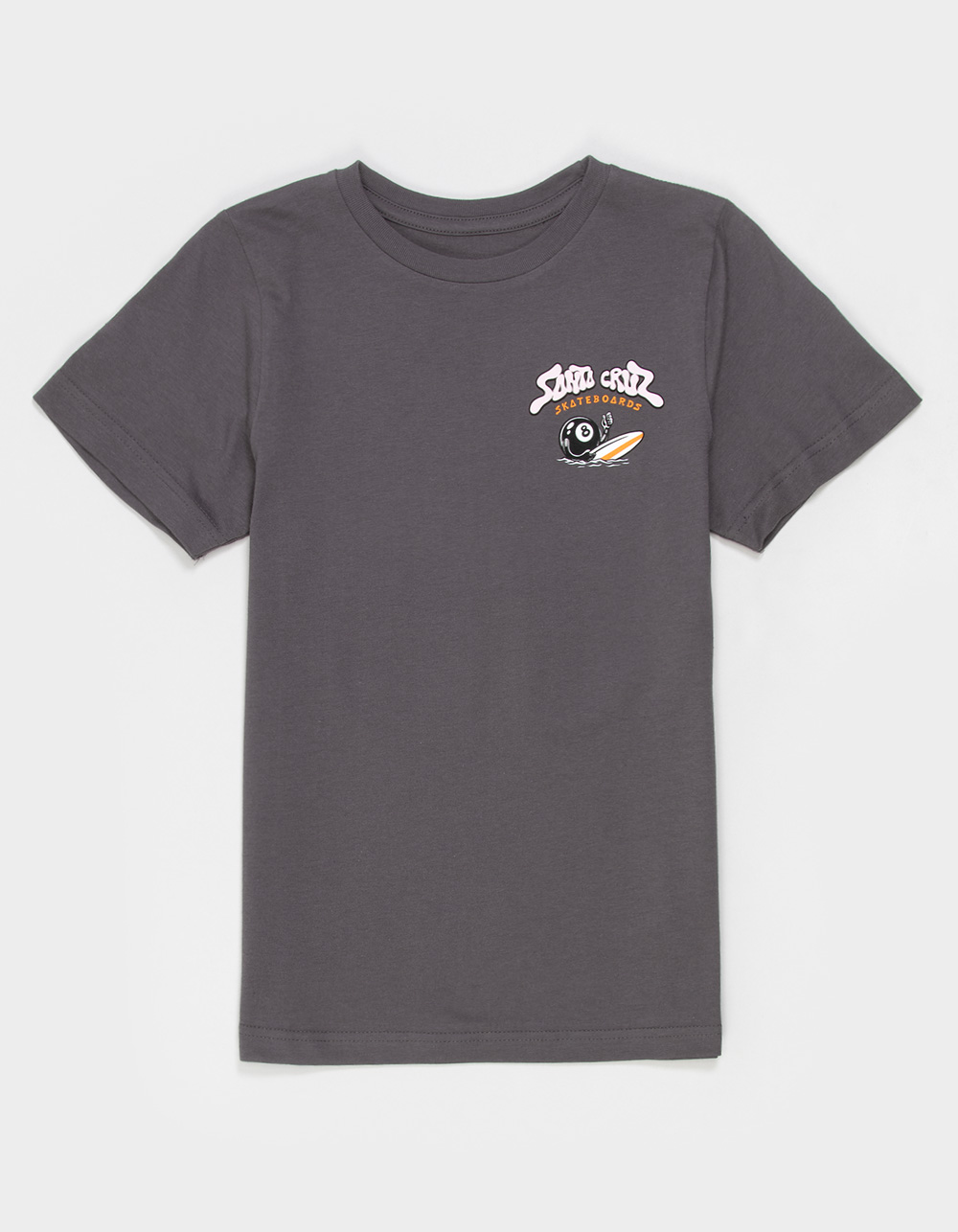 SANTA CRUZ 8-Baller Girls Boyfriend Tee - CHARCOAL