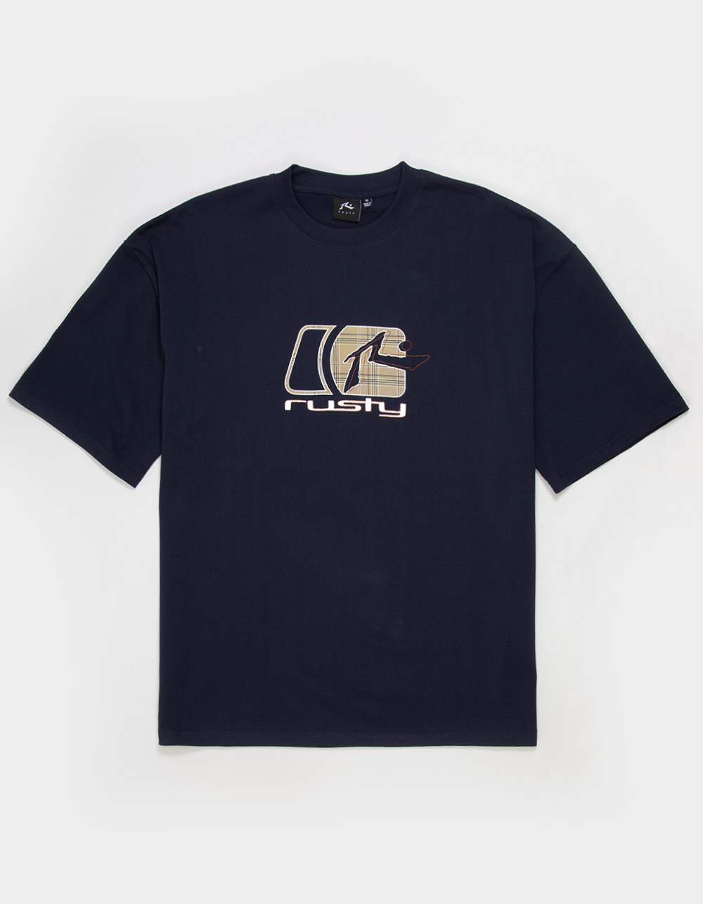 RUSTY Checkout Mens Tee - NAVY