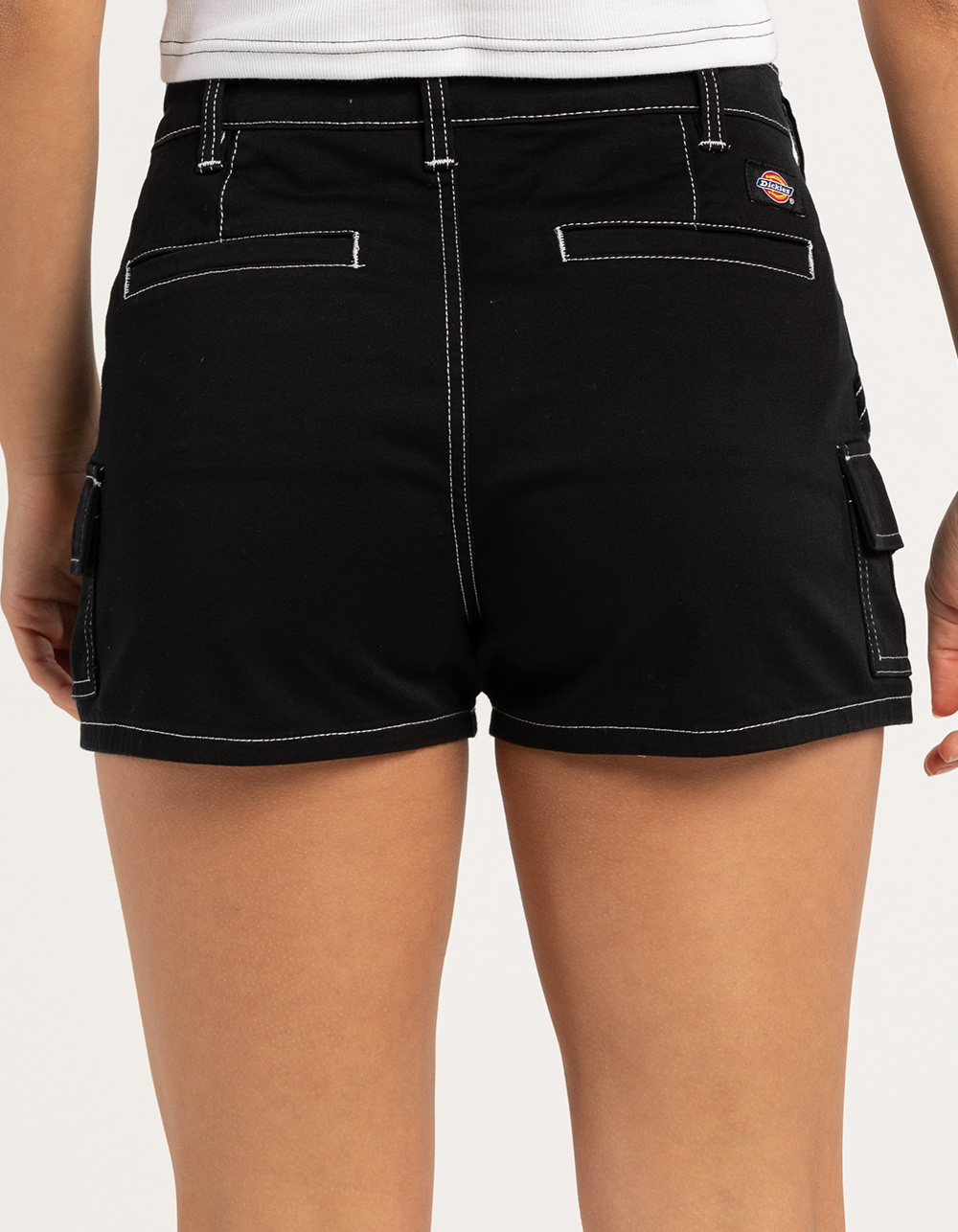 DICKIES Women Cargo Shorts BLACK Tillys