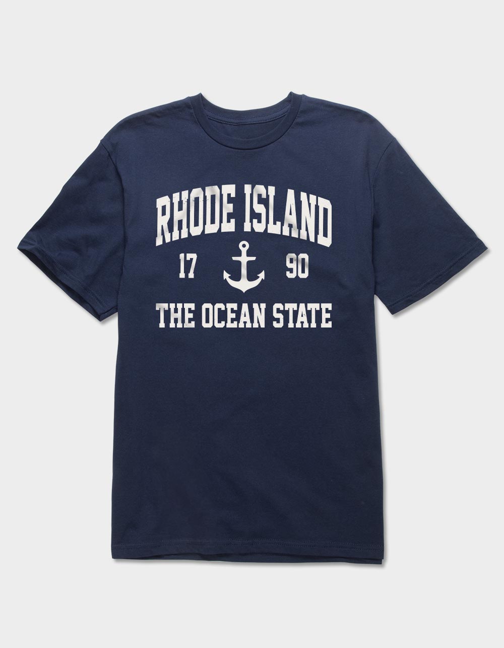 RHODE ISLAND Ocean State Unisex Tee - NAVY