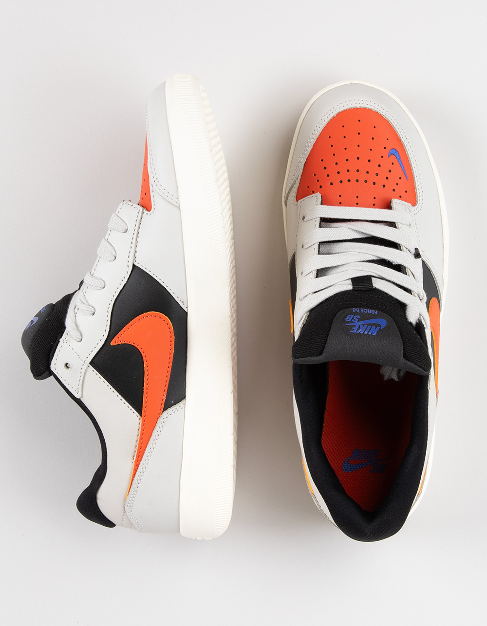 NIKE SB Force 58 Premium Skate Shoes - GRAY COMBO
