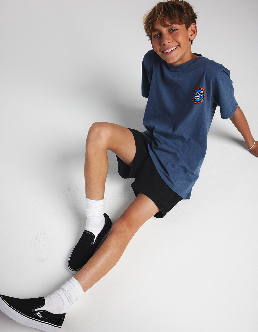 RSQ Boys Pull On Cargo Shorts - BLACK