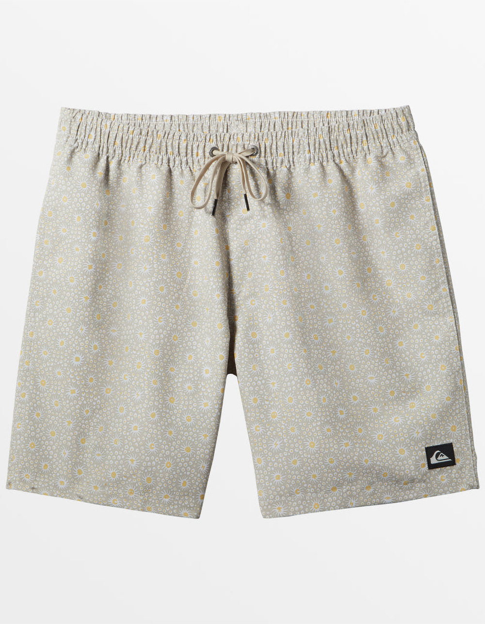 QUIKSILVER Remade Mix Volley Mens 17" Swim Shorts - TAN