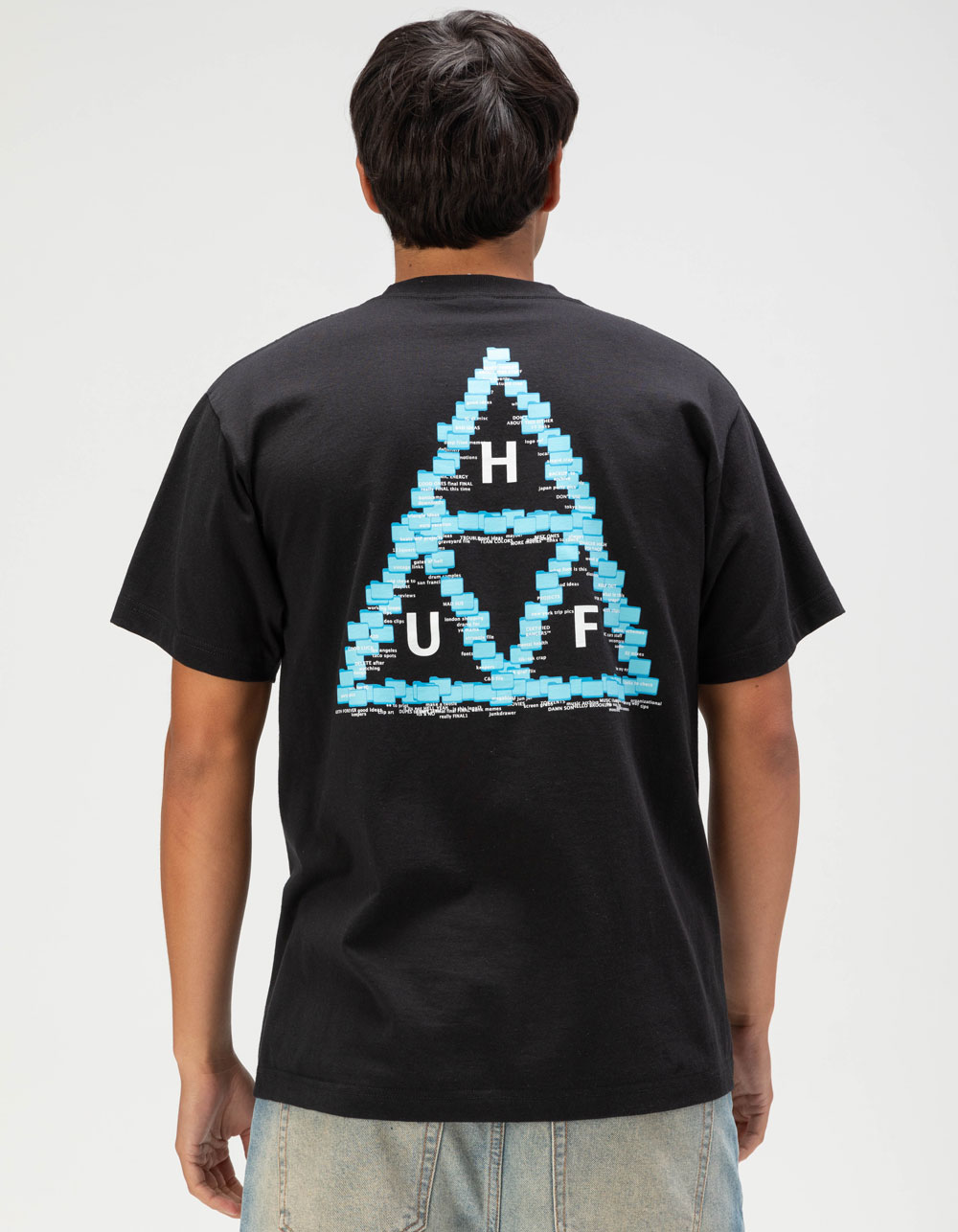 HUF Desktop Mens Tee - BLACK