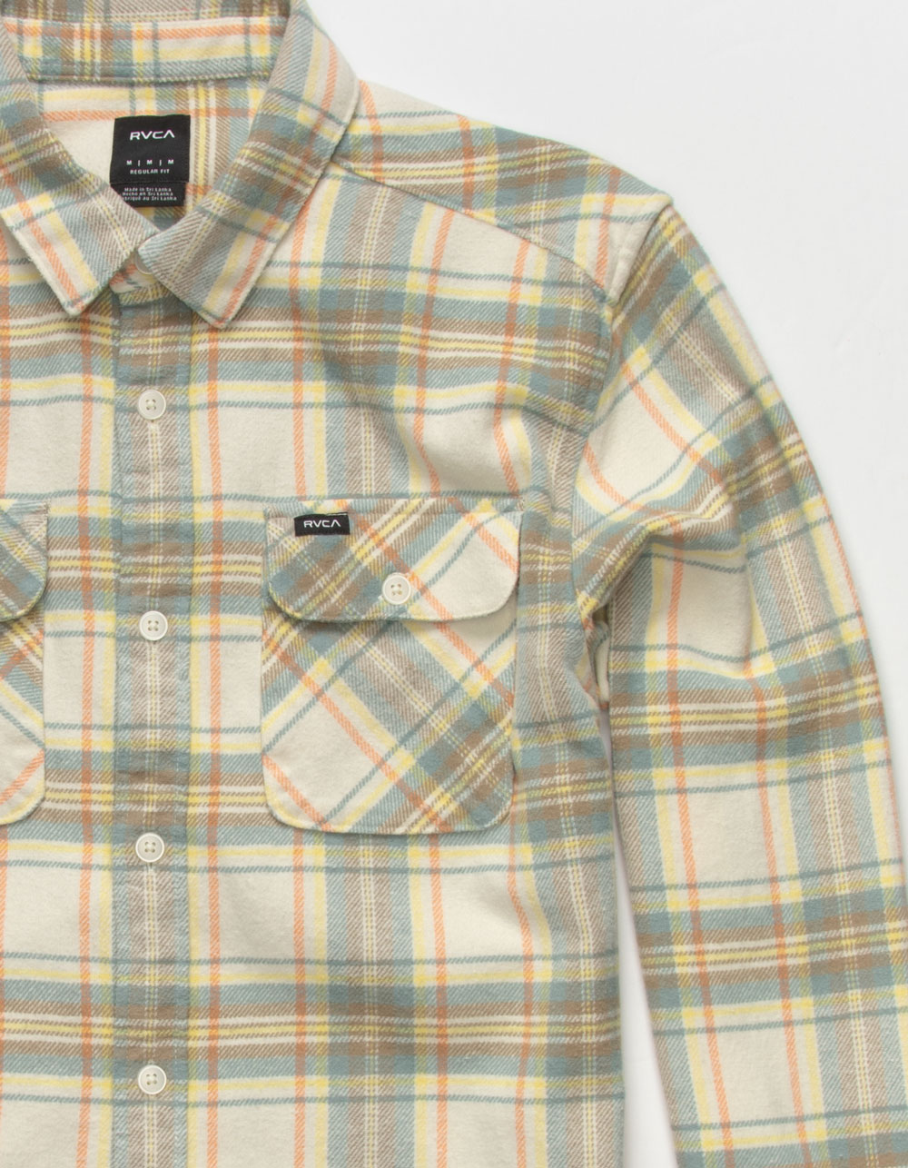 RVCA That'll Work Mens Flannel - NATURAL | Tillys
