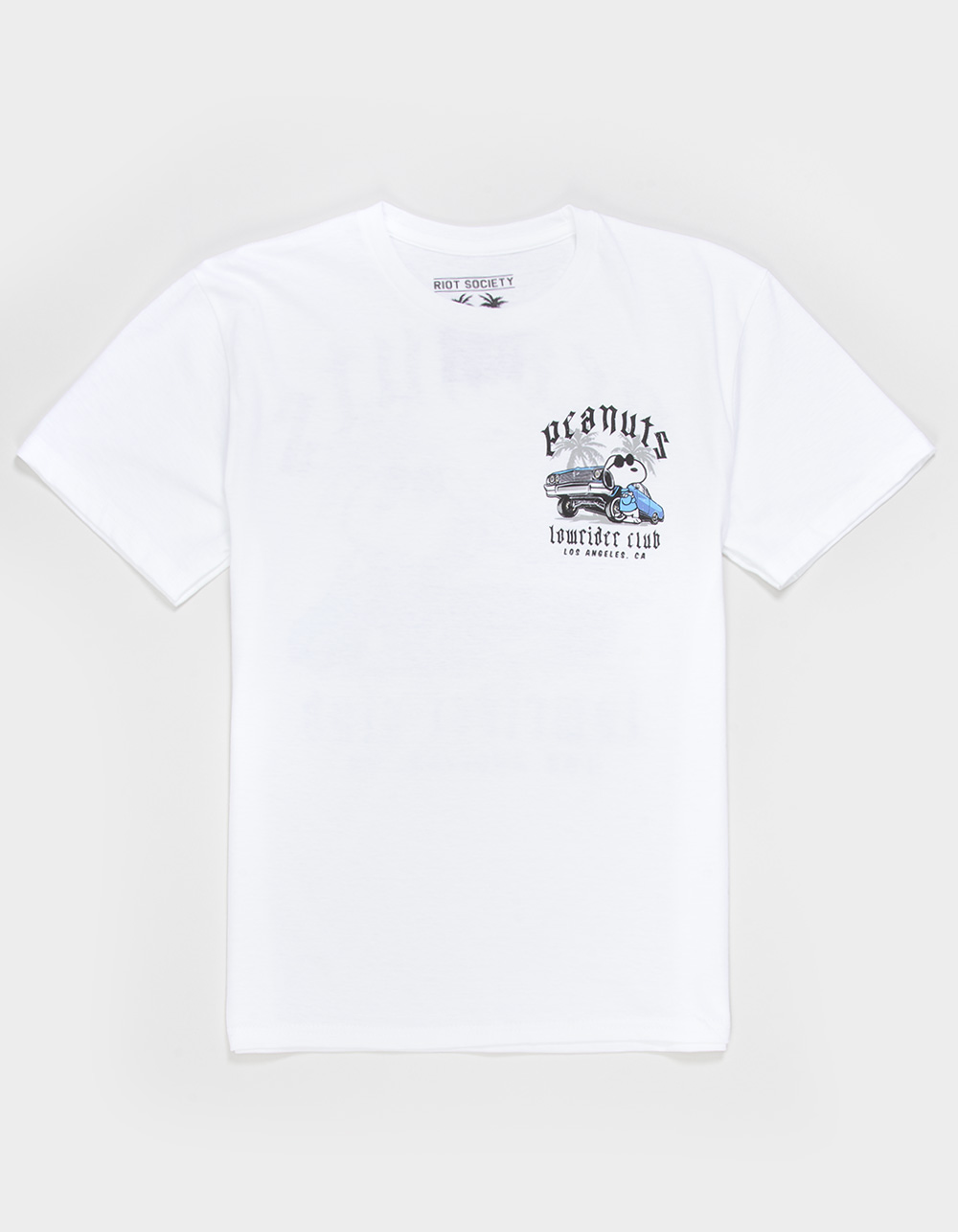 RIOT SOCIETY x Peanuts Lowrider Club Boys Tee - WHITE