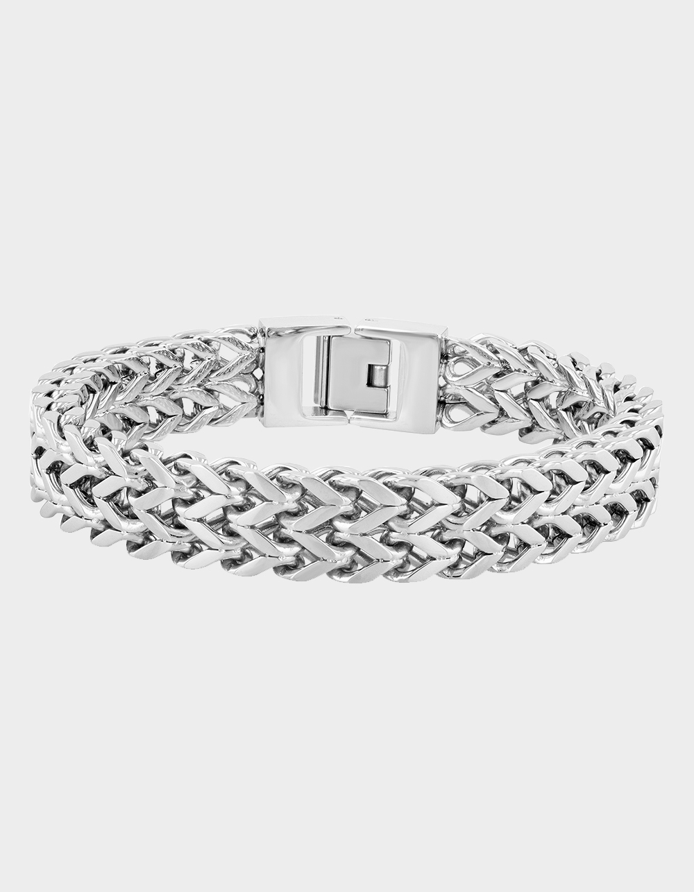 STEEL NATION Stainless Steel Double Franco Link Bracelet - STAINLESS