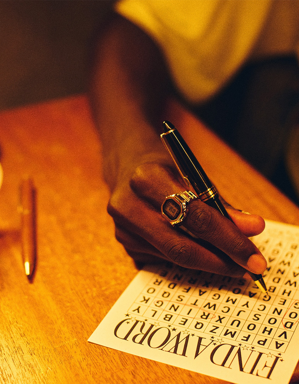 CASIO CRW001G-9 Ring Watch - GOLD