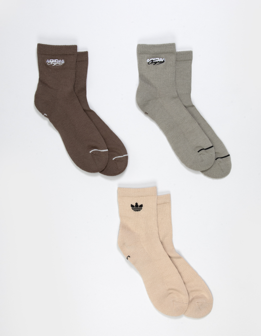 ADIDAS Originals Motorsport 3 Pack High Quarter Socks - GREEN COMBO