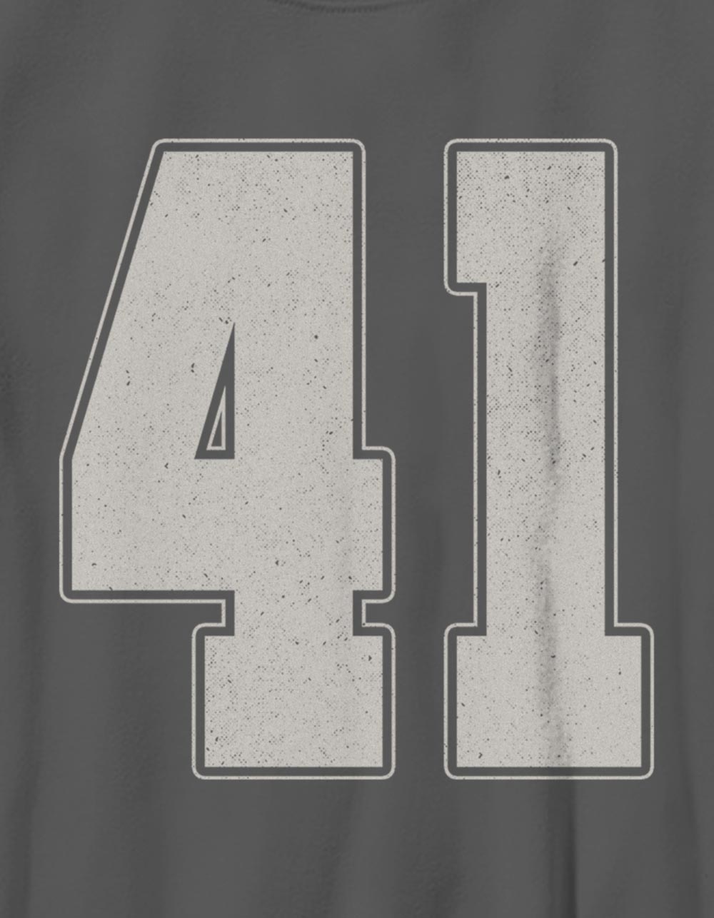 COLLEGIATE 41 Unisex Kids Tee - CHARCOAL