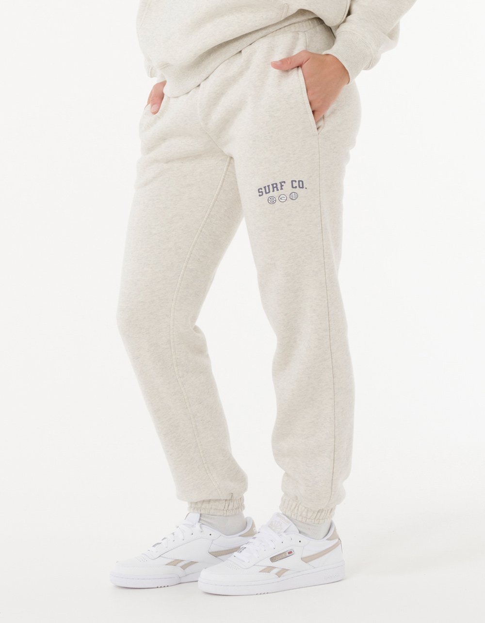 RIP CURL Varsity Sports Womens Track Pants - GRAY
