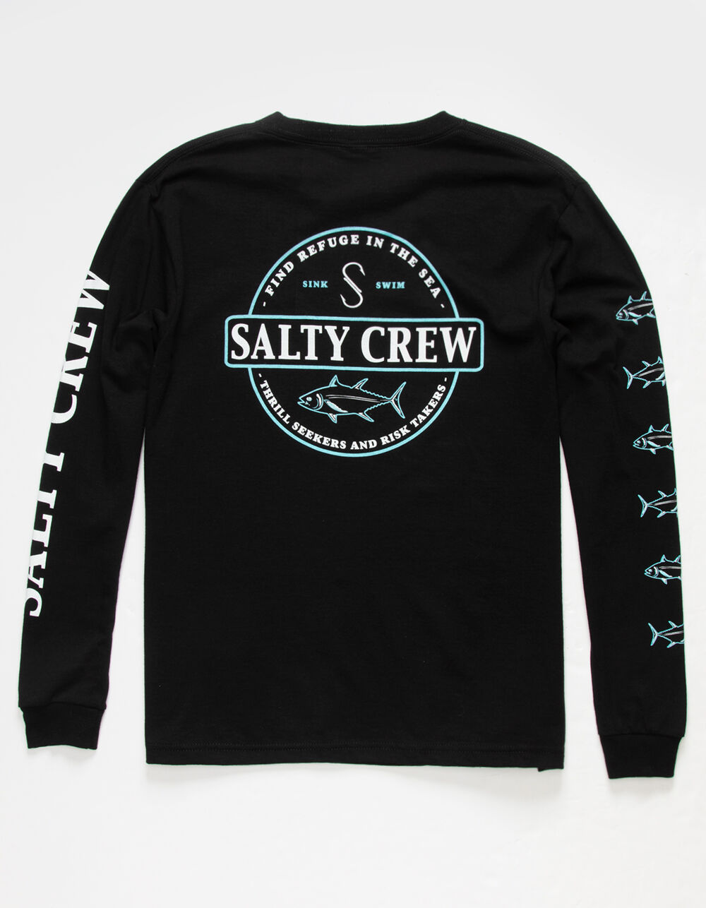 SALTY CREW Deep Seas Boys T-Shirt - BLACK | Tillys