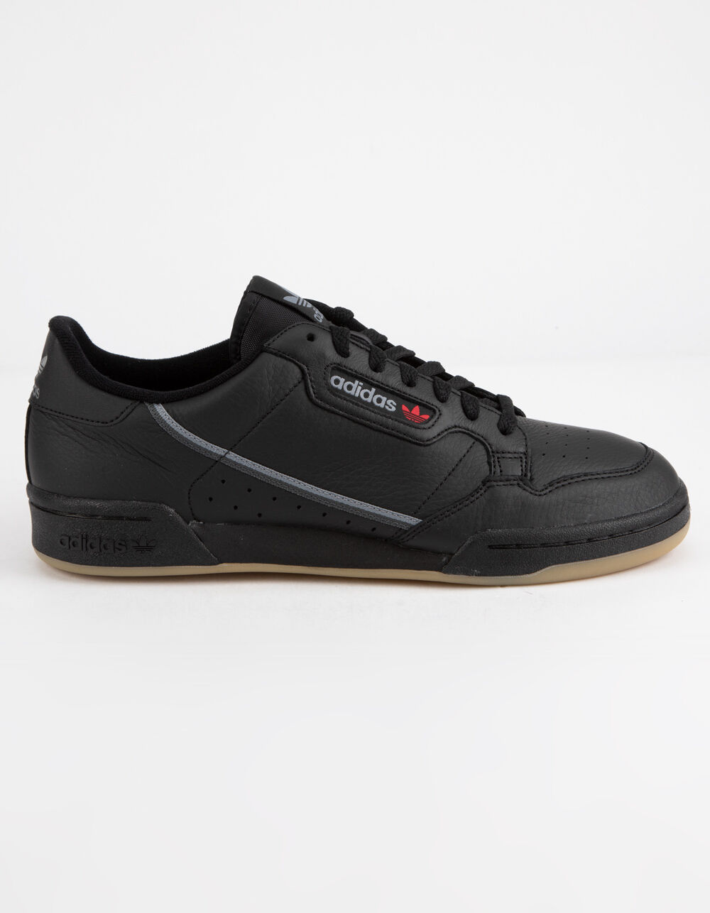 ADIDAS Continental 80 Core Black & Gum Shoes - BLACK | Tillys