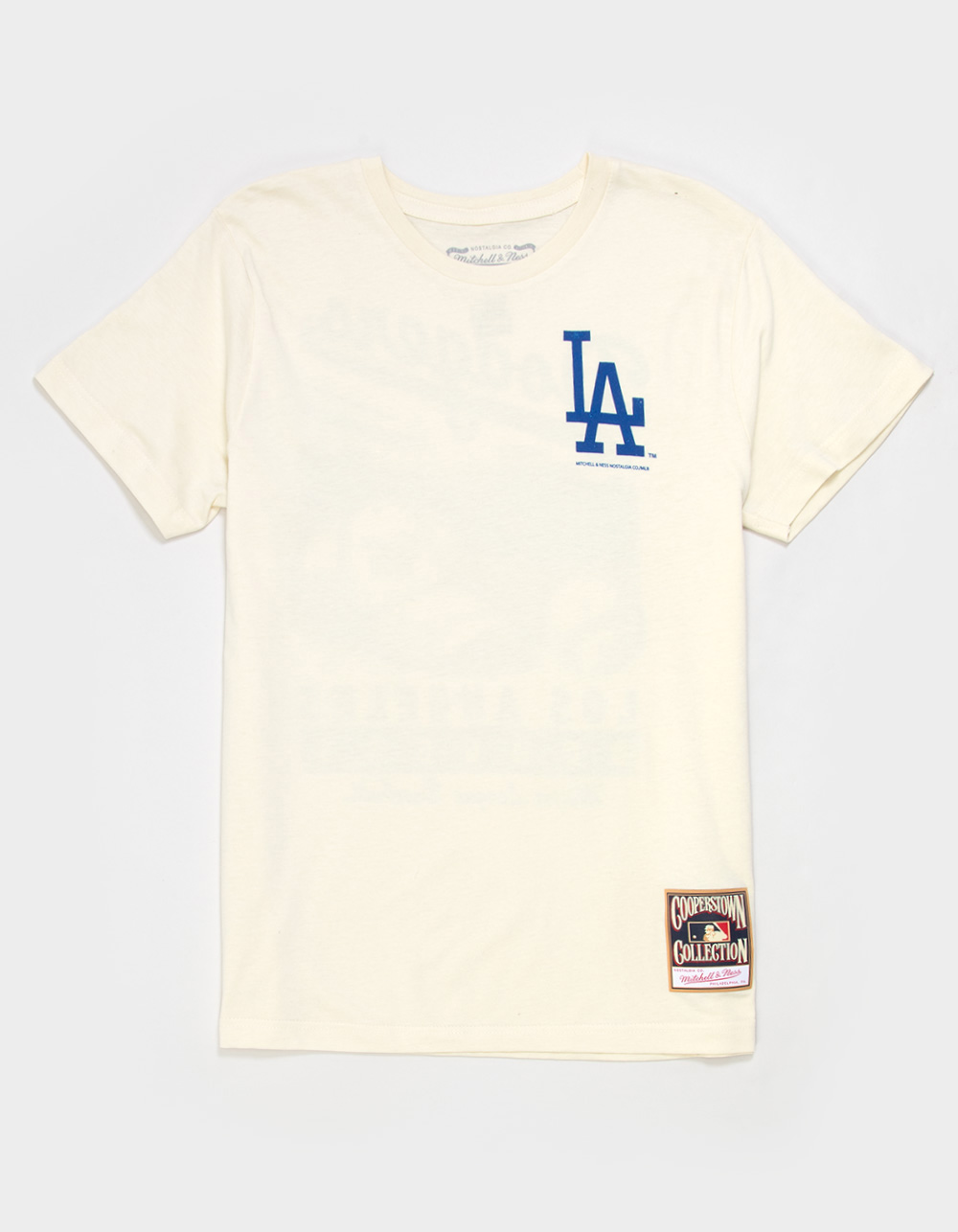MITCHELL & NESS Los Angeles Dodgers Locker Room Boys Tee - NATURAL