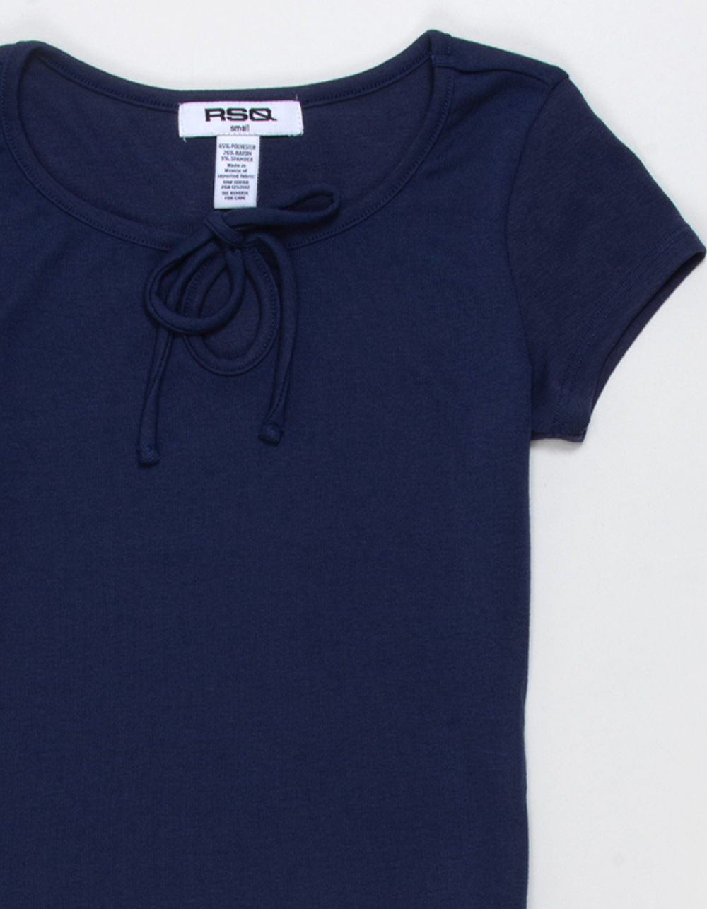 RSQ Girls Keyhole Top - NAVY