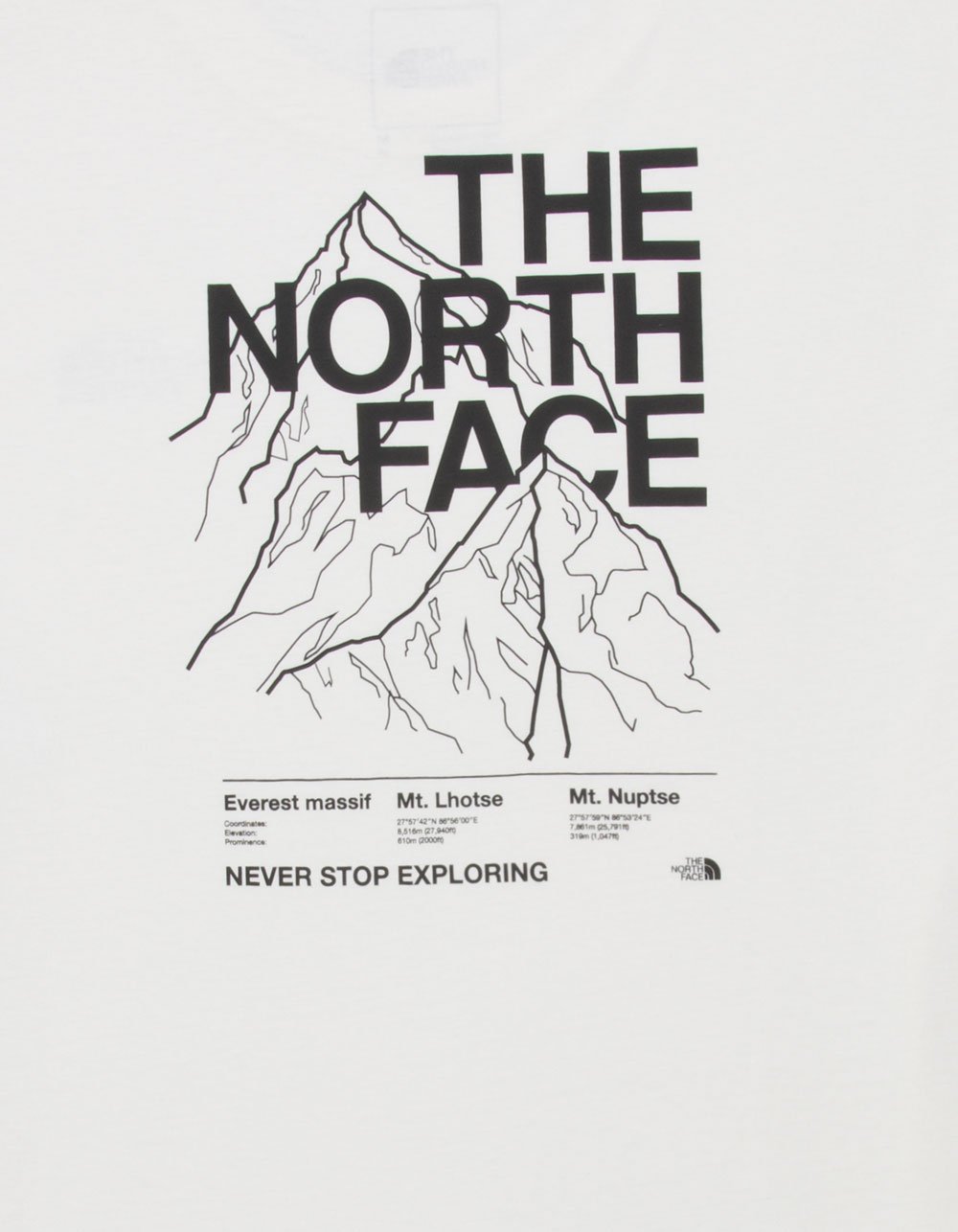 THE NORTH FACE Evolution Half Dome Mens Tee - OFF WHITE