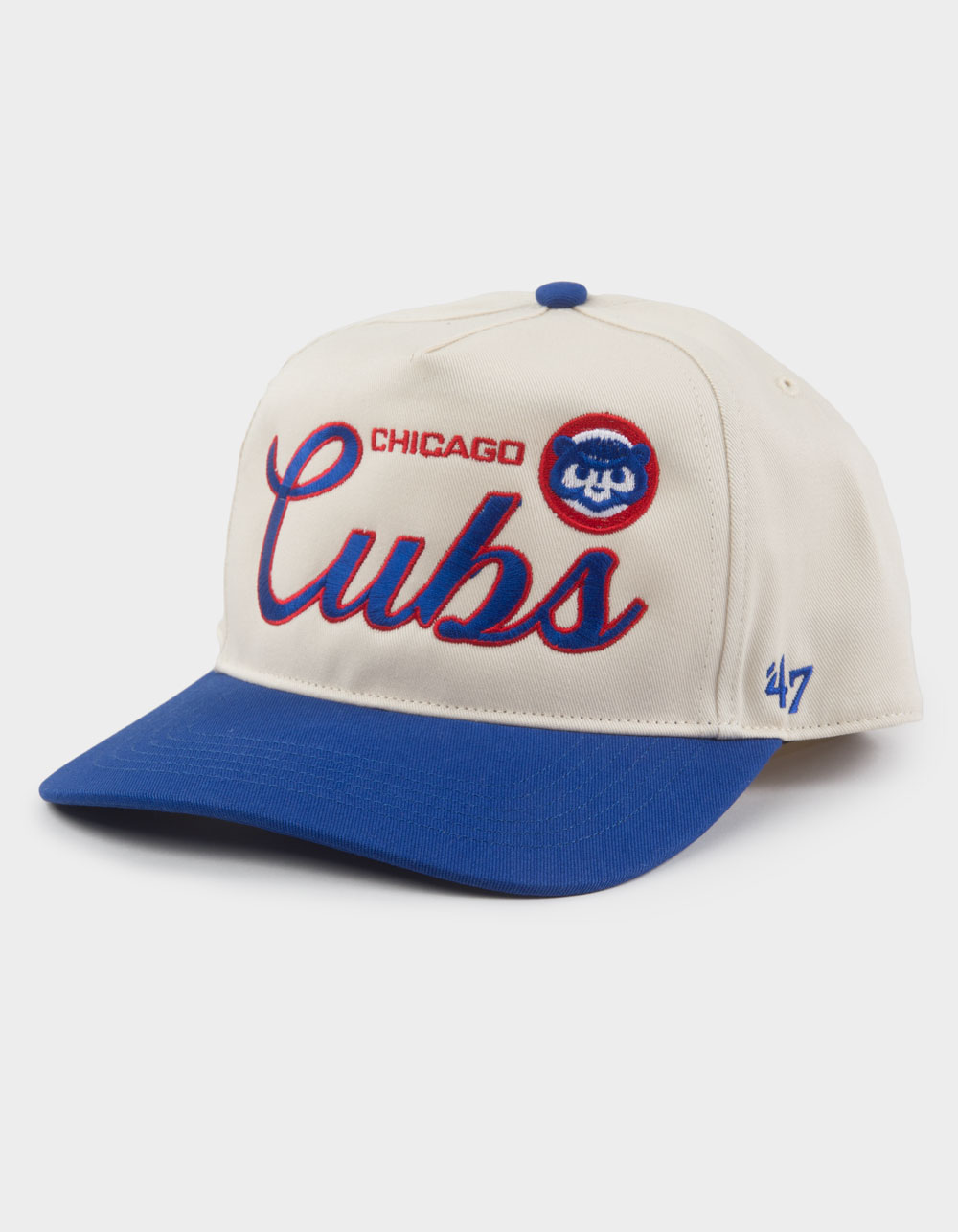 47 BRAND Chicago Cubs Assemble '47 Hitch Snapback Hat - Cream Combo