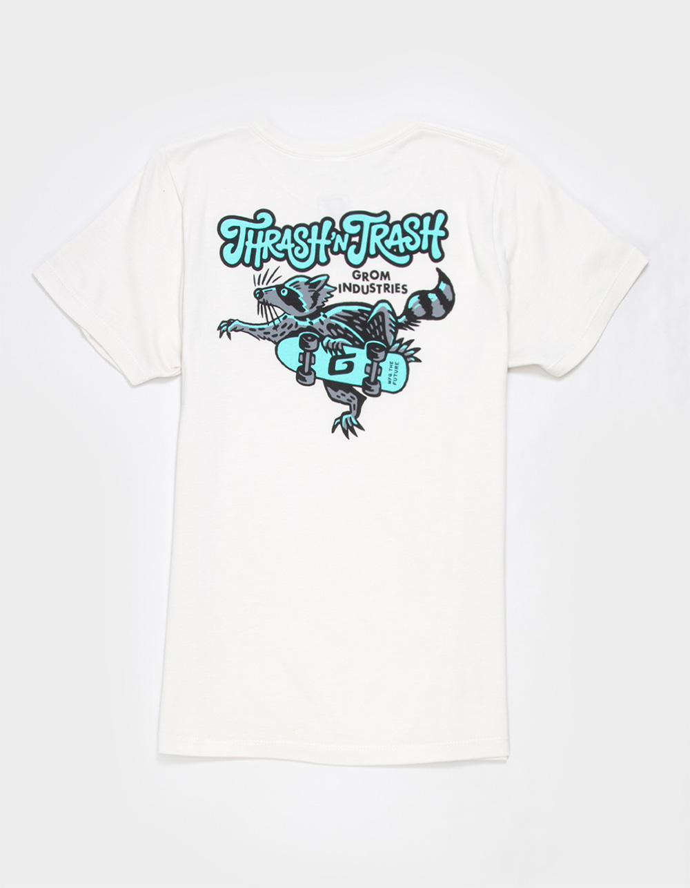 GROM Thrash And Trash Boys Tee - NATURAL