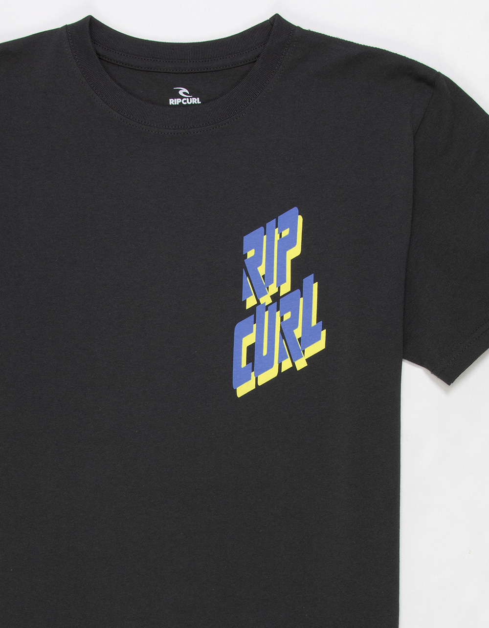 RIP CURL Liquid Trips Boys Tee - WASHED BLACK