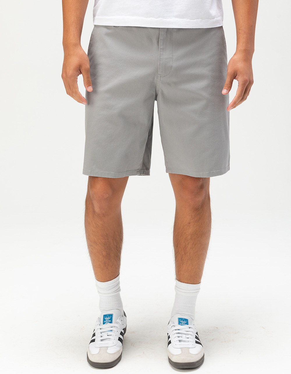 RSQ Mens Mid Length Chino Shorts - GRAY