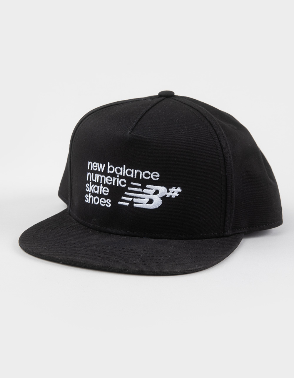 NEW BALANCE Numeric A Frame 5 Panel Snapback Hat - BLACK