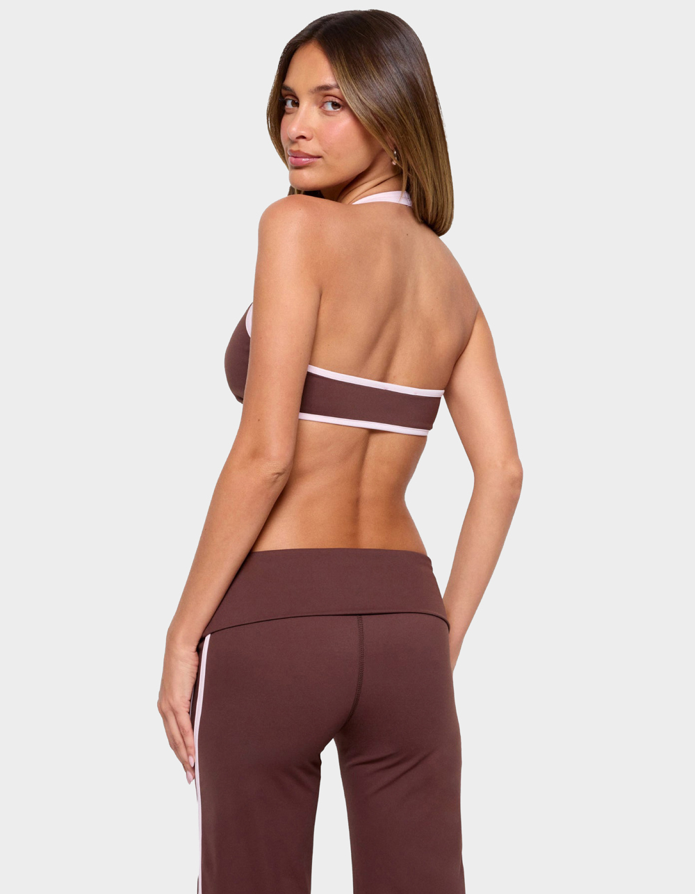 EDIKTED Anica Contrast Scoop Neck Bralette