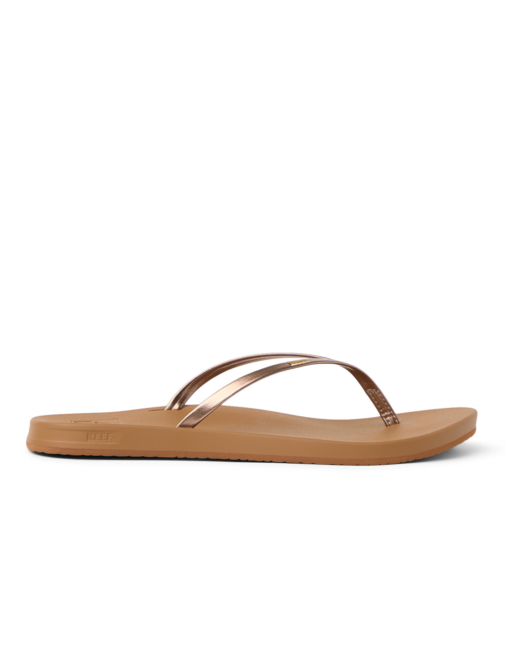 REEF Cushion Slim Womens Flip Flops - BRONZE