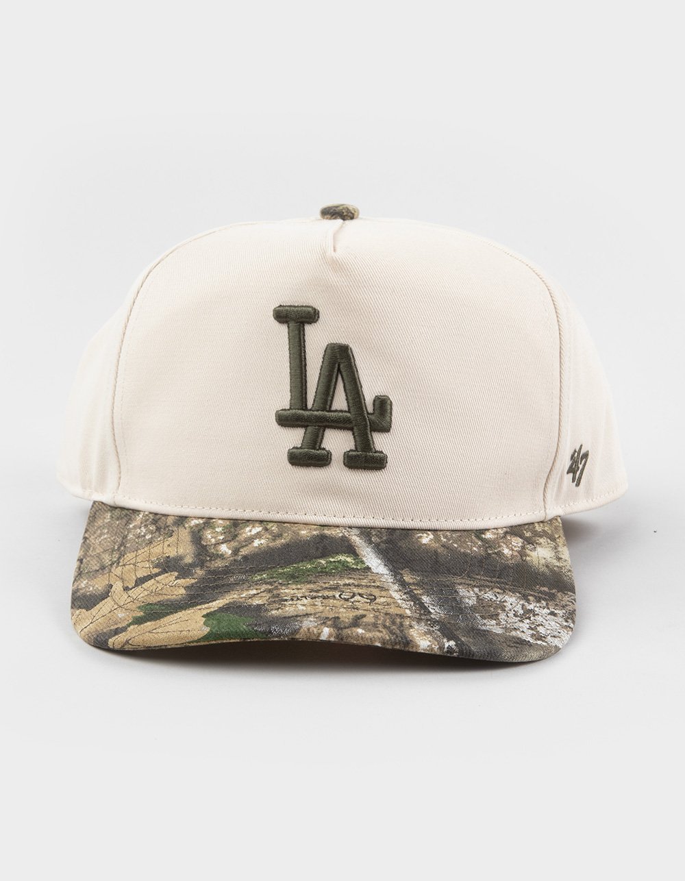 47 BRAND Los Angeles Dodgers Realtree Visor '47 Hitch Snapback Hat - GREEN COMBO