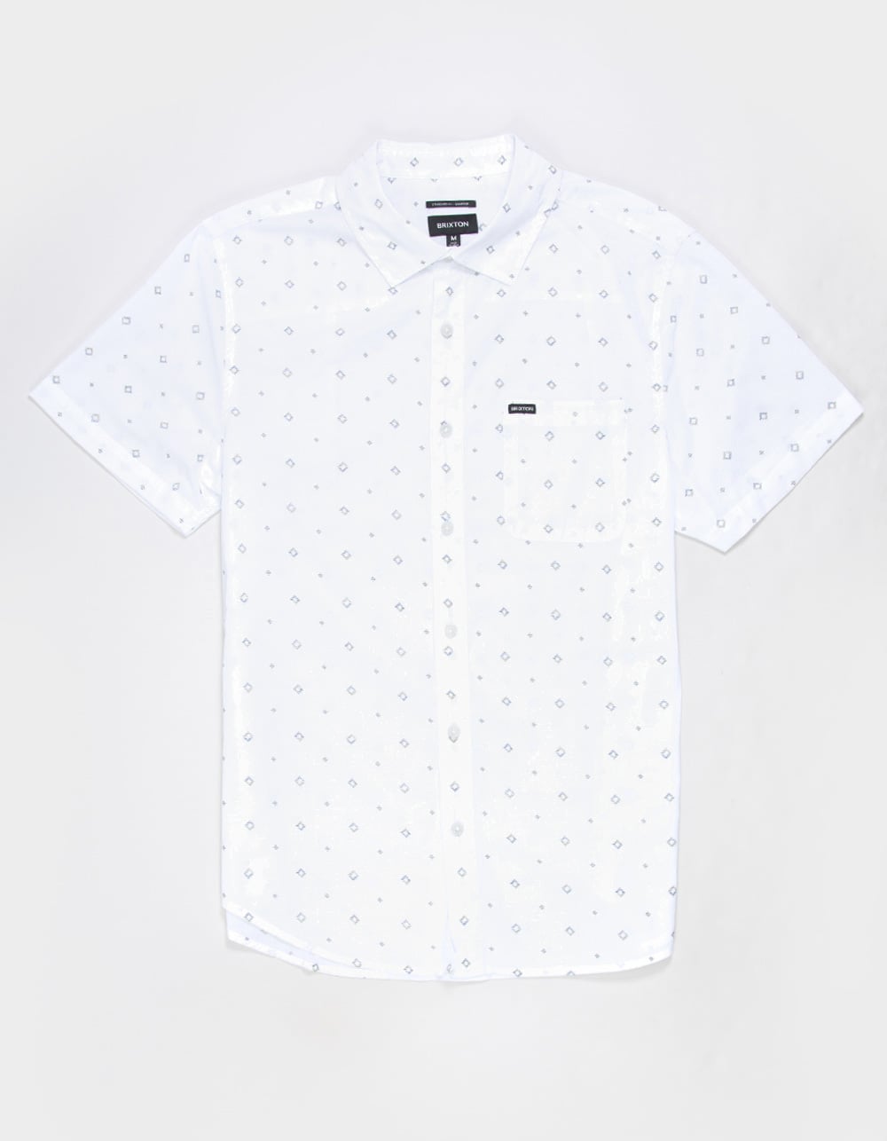 BRIXTON Charter Print Mens Button Up Shirt
