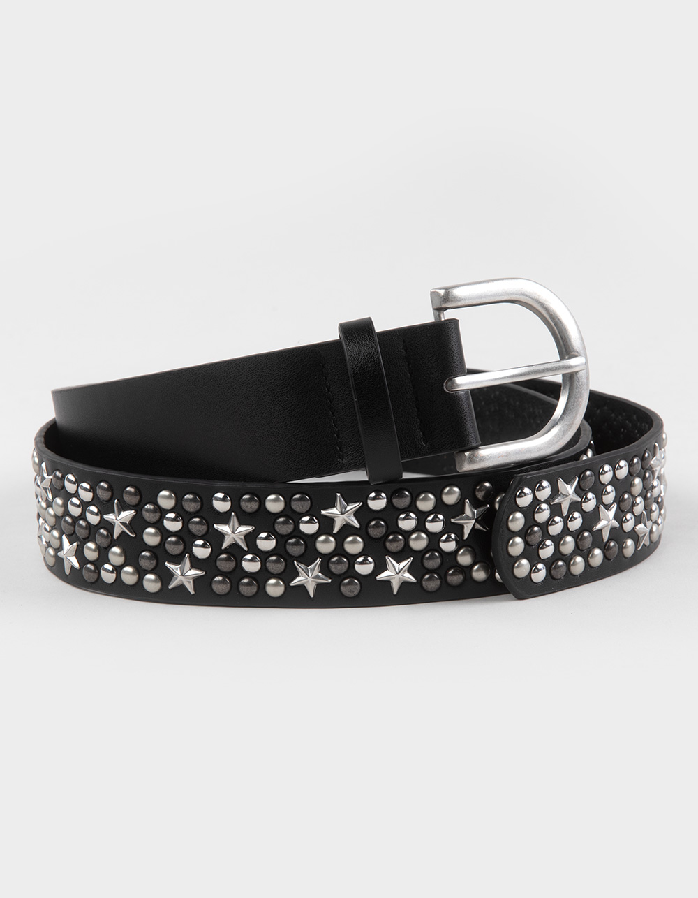 Multi Star Studded Belt - BLACK
