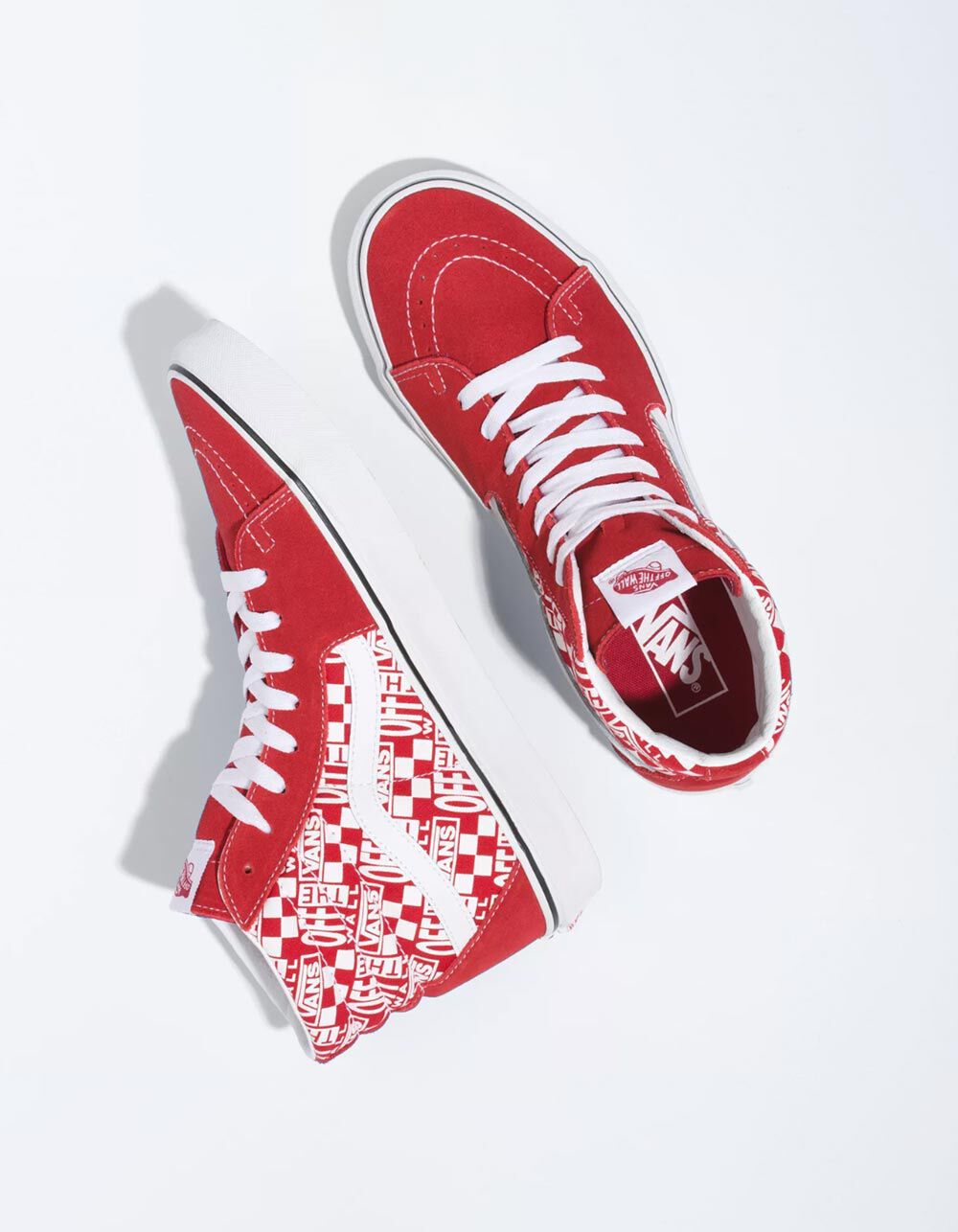 VANS Off The Wall Sk8-Hi Shoes - RED COMBO | Tillys
