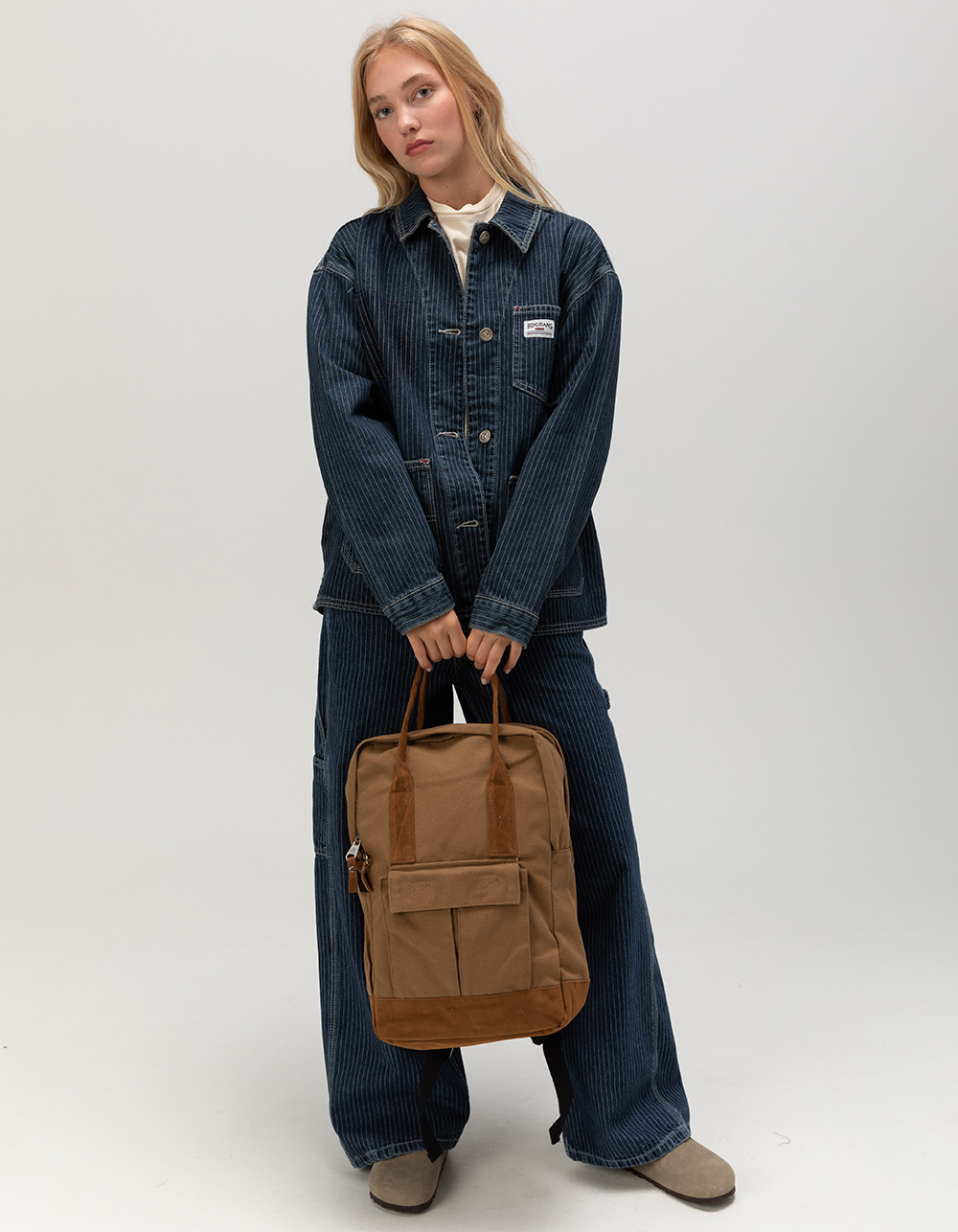RSQ Margo Cord Backpack - TAN
