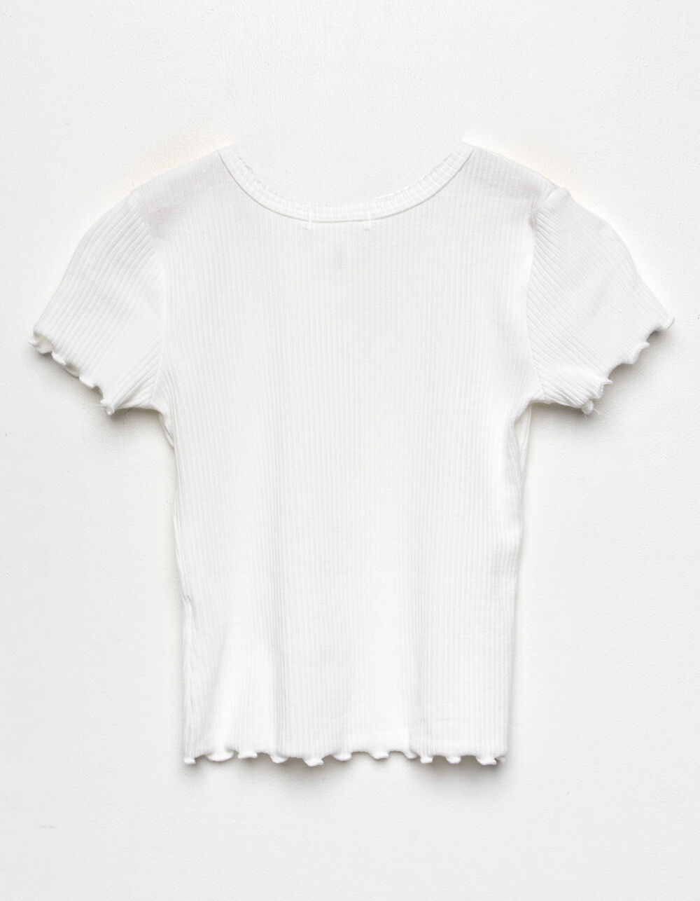 FULL TILT Essentials Girls Baby Tee WHITE Tillys