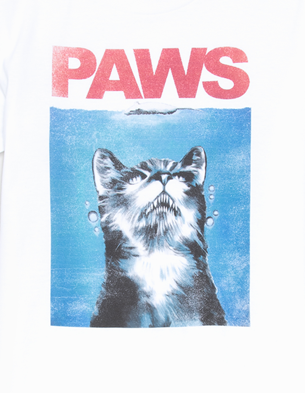 RIOT SOCIETY Paws Girls Boyfriend Tee - WHITE