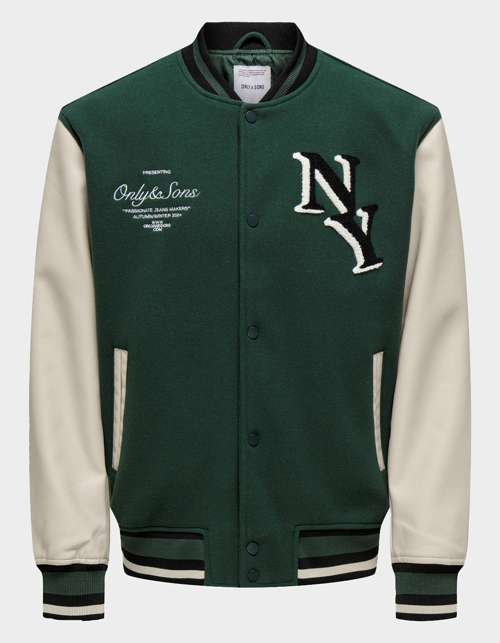 CVLA x Venom Breakout Mens Varsity Jacket - BLK/WHT