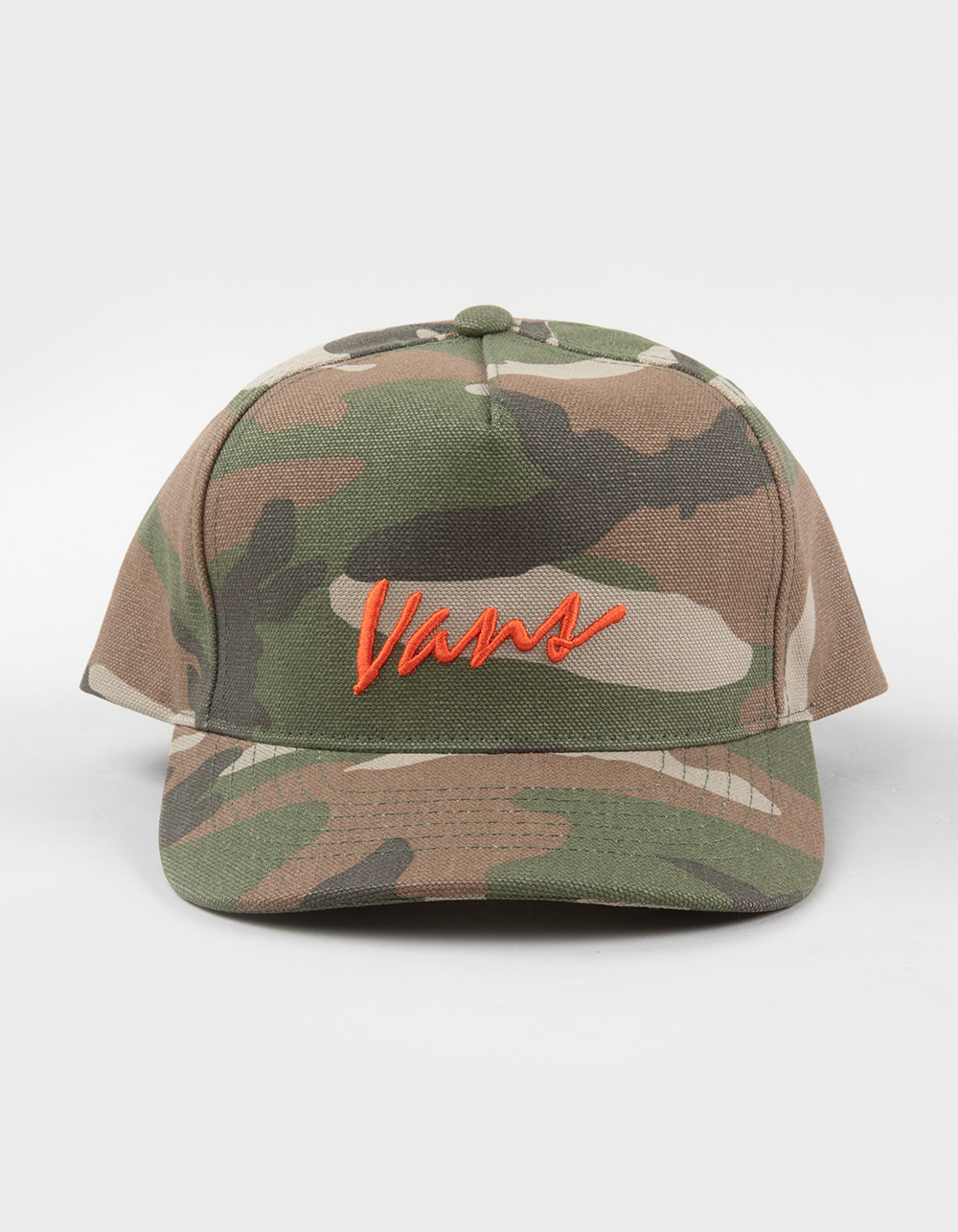 VANS Classic Script Snapback Hat - CAMO