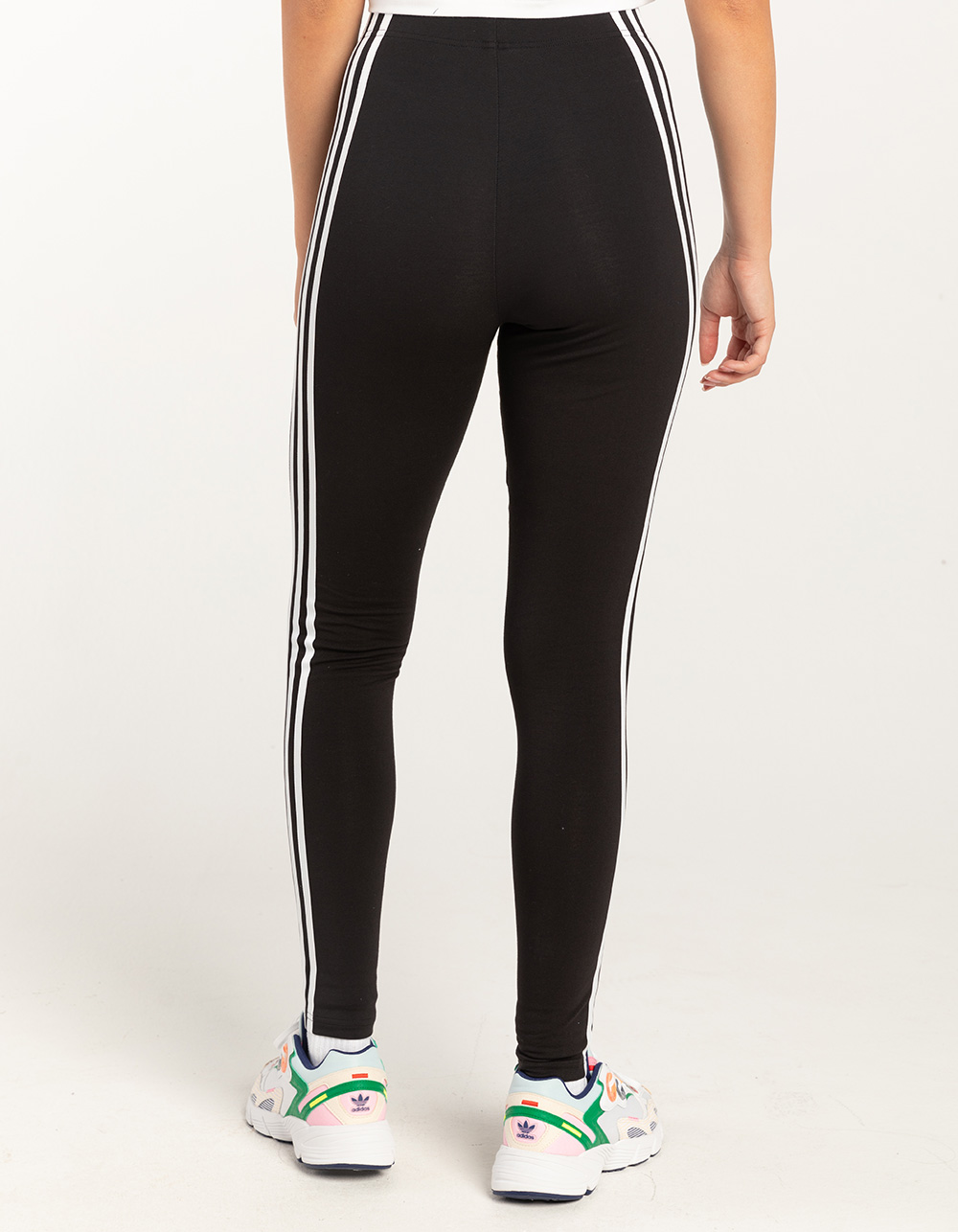 Shop Adidas Future Icons 3-Stripe Leggings HT4713 black