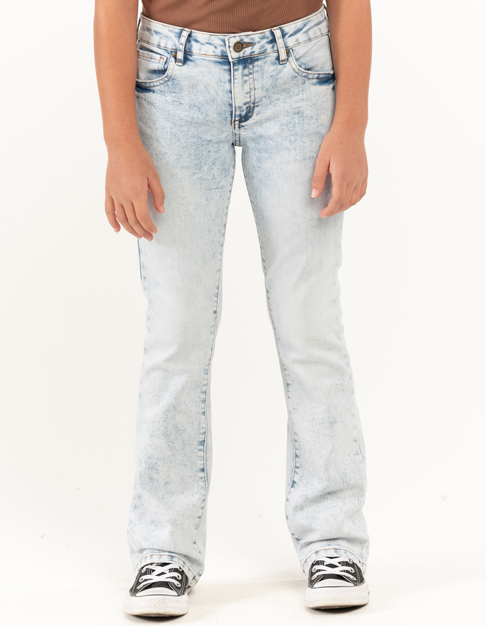 RSQ Girls Low Rise Flare Jeans - LIGHT WASH | Tillys
