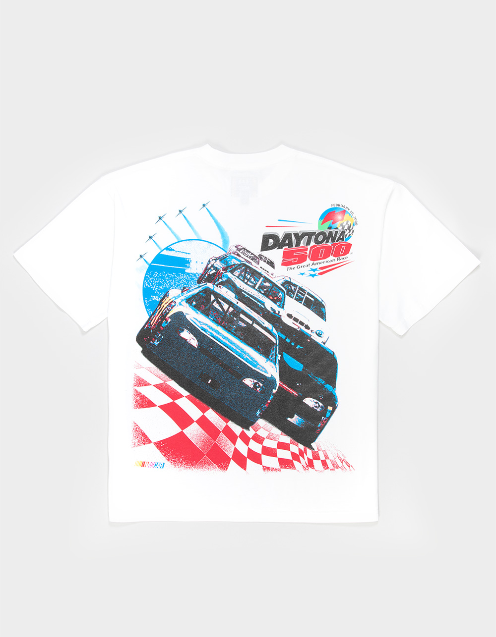 TILLYS x NASCAR Daytona 500 Mens Boxy Tee - WHITE